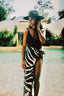 Zebra - Pañuelo de modal - 110 cm