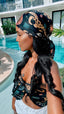 Jaguar Silk Scarf – Inspired by the Mystical Tulum Jungle (68x68cm)